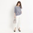 クードシャンス(COUP DE CHANCE)の【洗える／日本製】パンツスタイルに！ストライプ柄プルオーバージャージ10