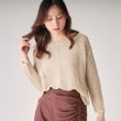 クードシャンス(COUP DE CHANCE)の【洗える／日本製／和紙の清涼感】メッシュ編みニットプルオーバー9