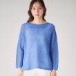 クードシャンス(COUP DE CHANCE)の【洗える／日本製／和紙の清涼感】メッシュ編みニットプルオーバー21