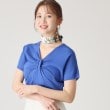 クードシャンス(COUP DE CHANCE)の【洗える／清涼感】捻りデザインのニットトップス13