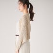 クードシャンス(COUP DE CHANCE)の【洗える／日本製／和紙の清涼感】ショート丈ニットボレロ14