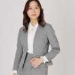 クードシャンス(COUP DE CHANCE)の【洗える／日本製／裏なし／ジャージ素材／スーツ可】軽く羽織れる！拘りの細見えカラーレスジャケット9