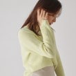 クードシャンス(COUP DE CHANCE)の【洗える／日本製】畦編みニットトップス イエロー(031)