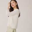 クードシャンス(COUP DE CHANCE)の【洗える／日本製】ざっくり編み柄ニットトップス2