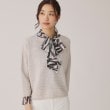 クードシャンス(COUP DE CHANCE)の【洗える／日本製】ざっくり編み柄ニットトップス5