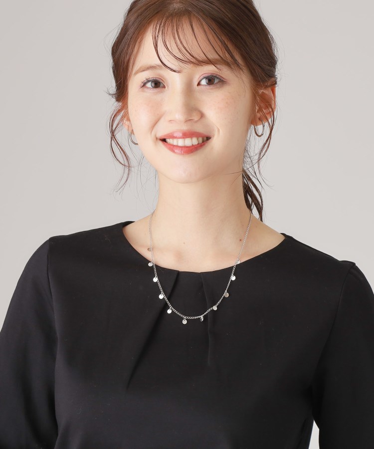 クードシャンス(COUP DE CHANCE)のサークルプレート2連ネックレス8