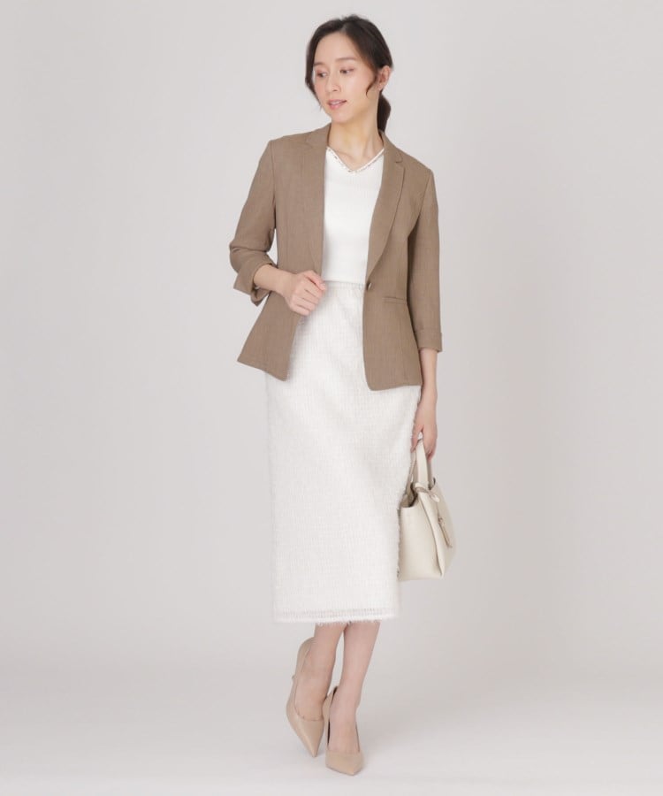 極美品✨SAVIRE ROW 毛 絹 麻 カシミヤ 四者混 テーラード