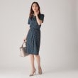 クードシャンス(COUP DE CHANCE)の【洗える／日本製／セットアップ可】ジオメトリック柄タイトスカート10