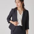 クードシャンス(COUP DE CHANCE)の【手洗い可／日本製／スーツ可】麻調合繊ノーカラージャケット17