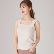 全国宅配無料 洗える／日本製】ベアトップ風キャミソール（タンクトップ トップス