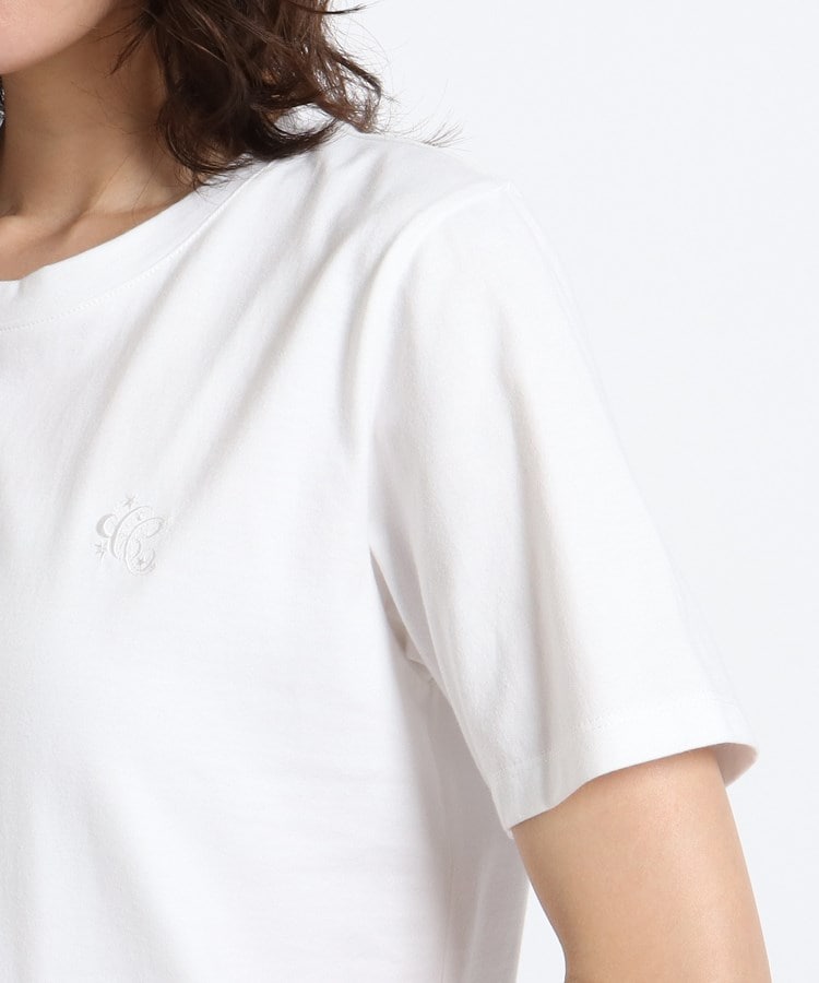 クードシャンス(COUP DE CHANCE)の【洗える/日本製】刺繍ロゴTシャツ5