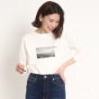 クードシャンス(COUP DE CHANCE)の【WORLD for the World】フォト&メッセージプリント長袖Tシャツ13