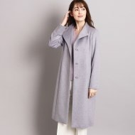 日本製/カシミヤ混/Iラインシルエット】良質素材で美しい 日本製/カシミヤ混/Iラインシルエット】良質素材で美しい