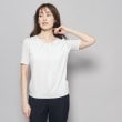 クードシャンス(COUP DE CHANCE)の【洗える／日本製／ラメ入り】上品ラウンドネックプルオーバー シルバー(006)