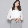 クードシャンス(COUP DE CHANCE)の【洗える／日本製】ドレープブラウス ホワイト(001)