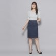 クードシャンス(COUP DE CHANCE)の【洗える／日本製／ハートネック】5分袖ラメ入りニットトップス3