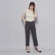 クードシャンス(COUP DE CHANCE)の【洗える／日本製／ハートネック】5分袖ラメ入りニットトップス18