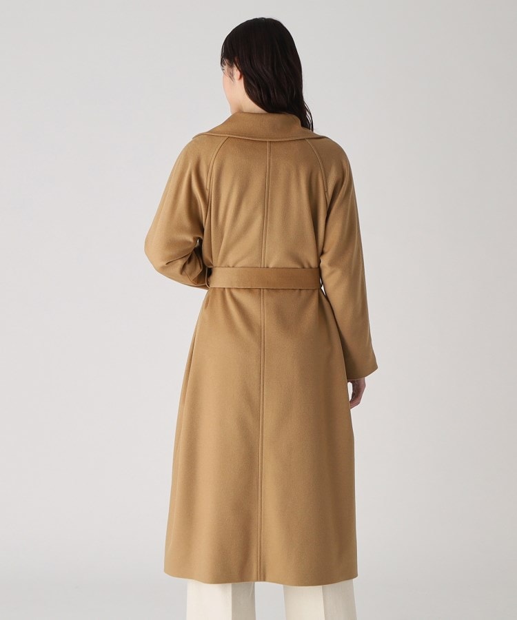 カシミヤ100%/日本製】大人のリラックス感あるガウンコート カシミヤ100%/日本製】大人のリラックス感あるガウンコート