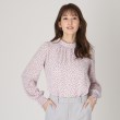 クードシャンス(COUP DE CHANCE)の【洗える／日本製】幾何柄ブラウス グレー(112)