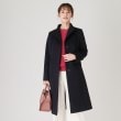 クードシャンス(COUP DE CHANCE)の【カシミヤ混／日本製／美シルエット】拘りの細見えIラインシルエット！スタンドウィングカラーコート9