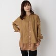 ベルスクローゼット(bellus closet)の【洗える】異素材レーヤードシャツ12