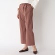 ベルスクローゼット(bellus closet)の【洗える】ベルトタックツイルパンツ ピンク(072)