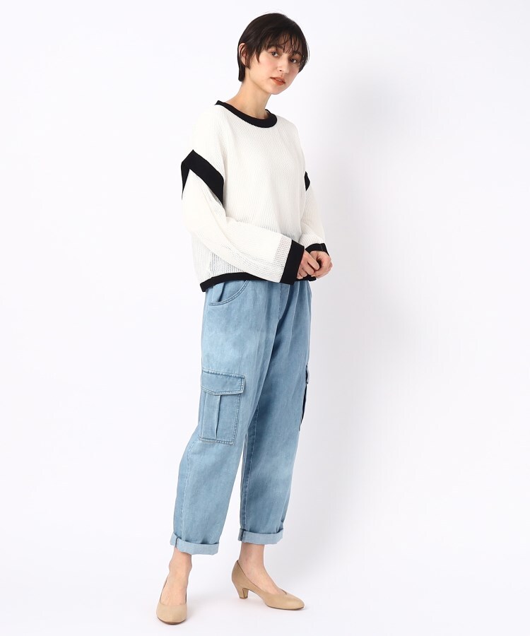 ベルスクローゼット(bellus closet)のメッシュニットプルオーバー18