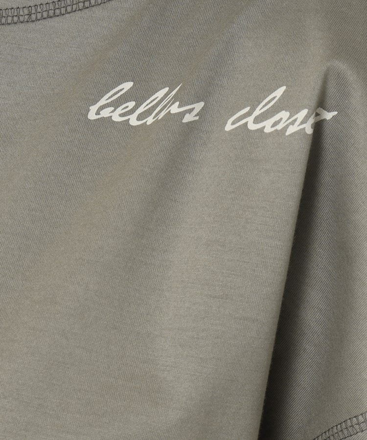 ベルスクローゼット(bellus closet)の【洗える】ロゴ入りフレンチスリーブTシャツ16
