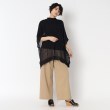 ベルスクローゼット(bellus closet)の【洗える】メッシュ風チュニックニット12