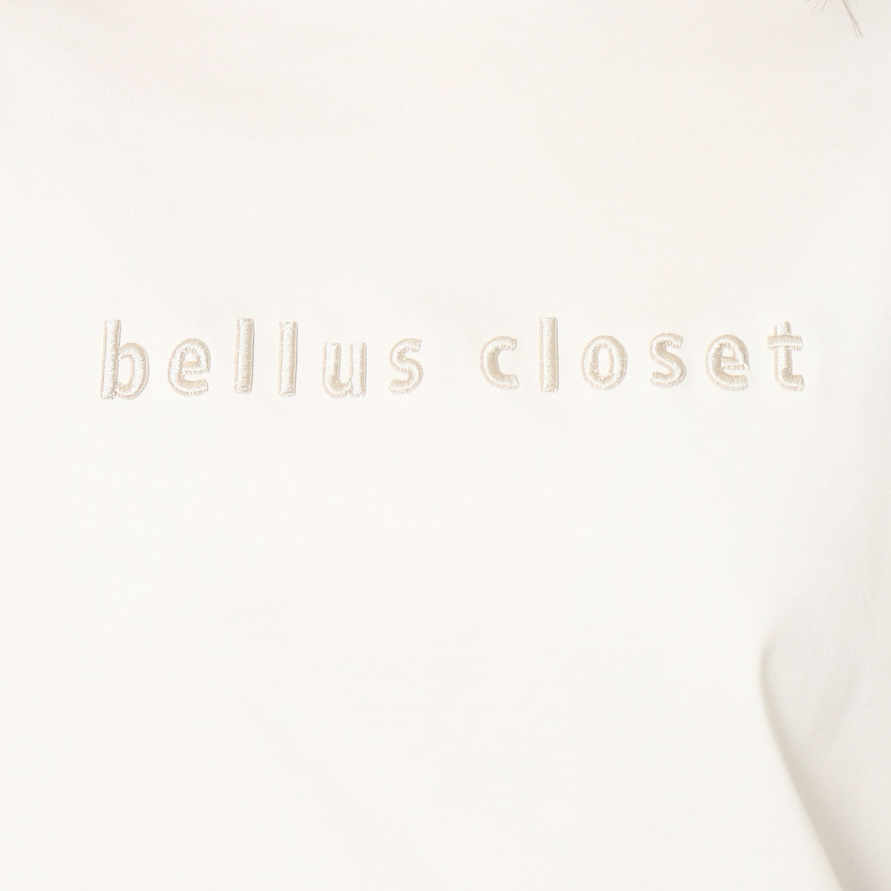 ベルスクローゼット(bellus closet)の【洗える】フレンチスリーブロゴTシャツ7