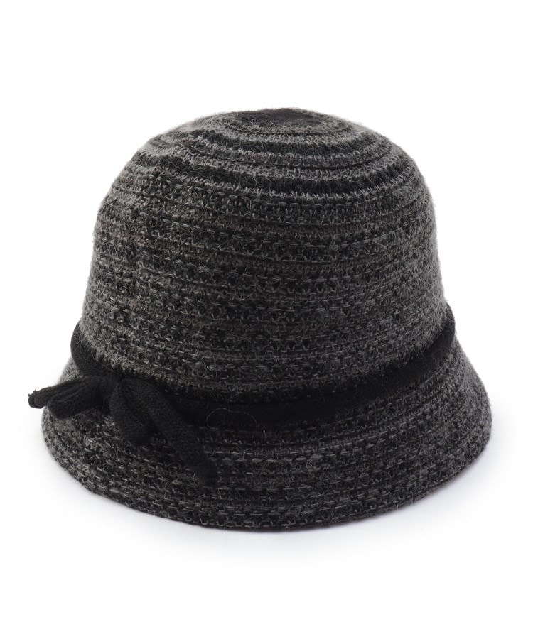 レイドローク(Reidroc)のボーダーラメ帽子 ブラック(319)