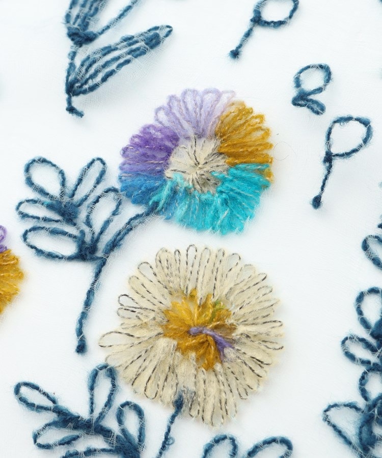 レイドローク(Reidroc)のシースルー刺繍ストール3
