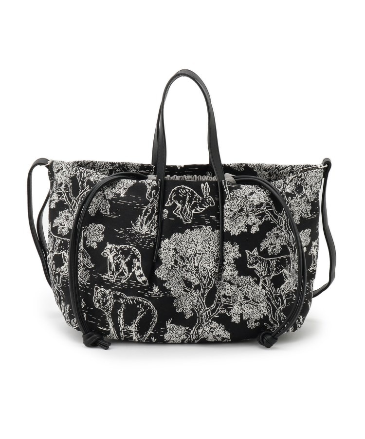 レイドローク(Reidroc)のジャカードスクエアbag ブラック(119)