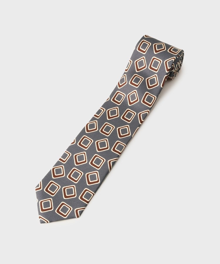 TIEYOURTIE GEOMETRIC1 SETTEPIEGHE NECKTIE – TIE YOUR TIE