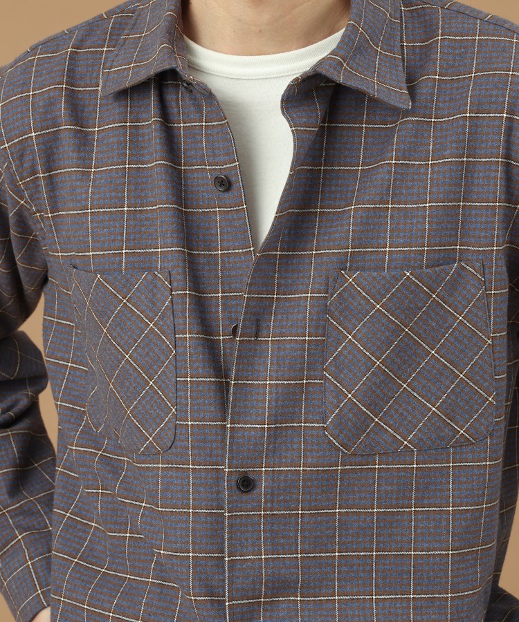 フォーティーカラッツアンドゴーニーゴ(40CARATS&525)の【Sサイズ～】シャギーチェックシャツ10