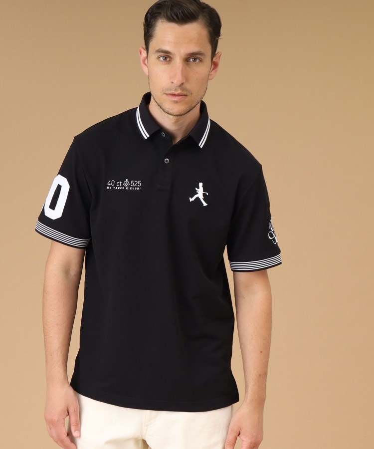 フォーティーカラッツアンドゴーニーゴ(40CARATS&525)の525ゴルフ ポロシャツ ブラック(019)