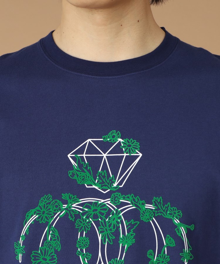 フォーティーカラッツアンドゴーニーゴ(40CARATS&525)のフラワーアンドマーク 半袖Tシャツ5