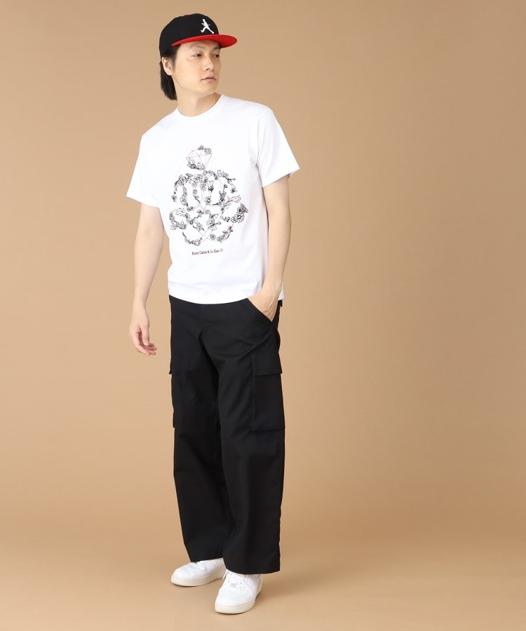 フォーティーカラッツアンドゴーニーゴ(40CARATS&525)のフラワーアンドマーク 半袖Tシャツ11