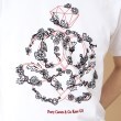 フォーティーカラッツアンドゴーニーゴ(40CARATS&525)のフラワーアンドマーク 半袖Tシャツ9