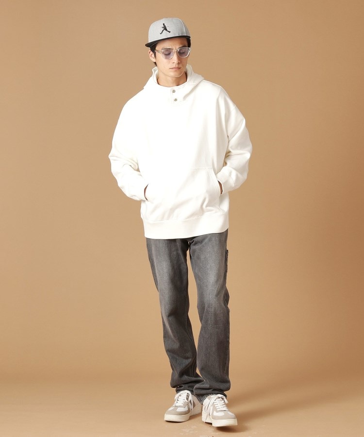 Made in JAPAN】オフネック オーバーサイズ パーカー(パーカー Made in JAPAN】オフネック オーバーサイズ パーカー(パーカー