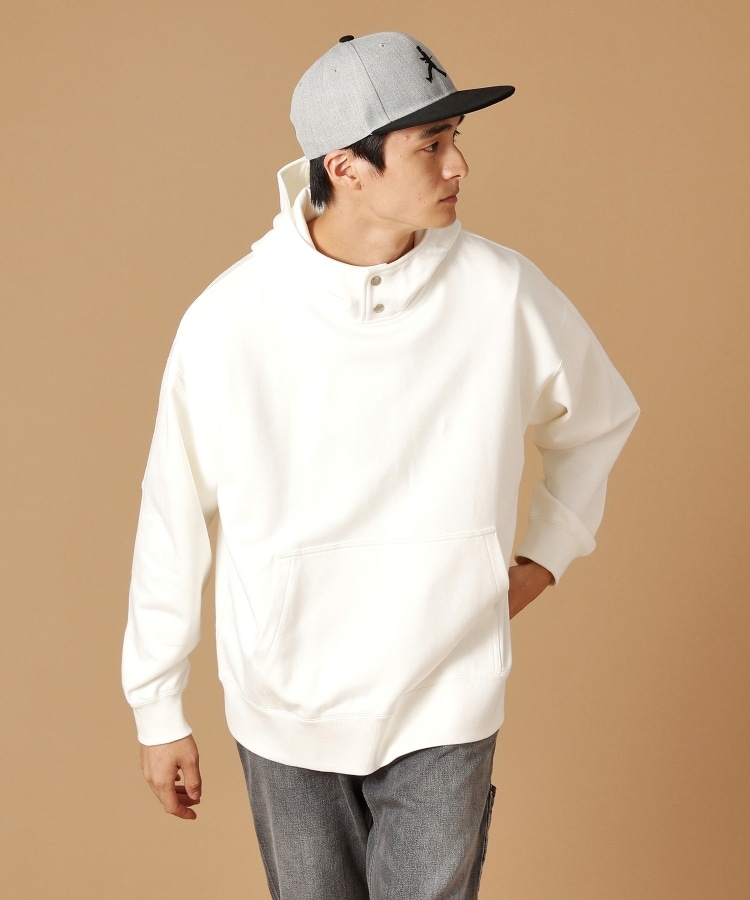 Made in JAPAN】オフネック オーバーサイズ パーカー(パーカー Made in JAPAN】オフネック オーバーサイズ パーカー(パーカー