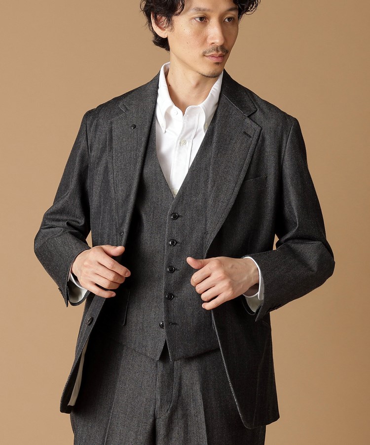 3ピース対応/Made in JAPAN】525DENIM べスト(ベスト 3ピース対応/Made in JAPAN】525DENIM べスト(ベスト