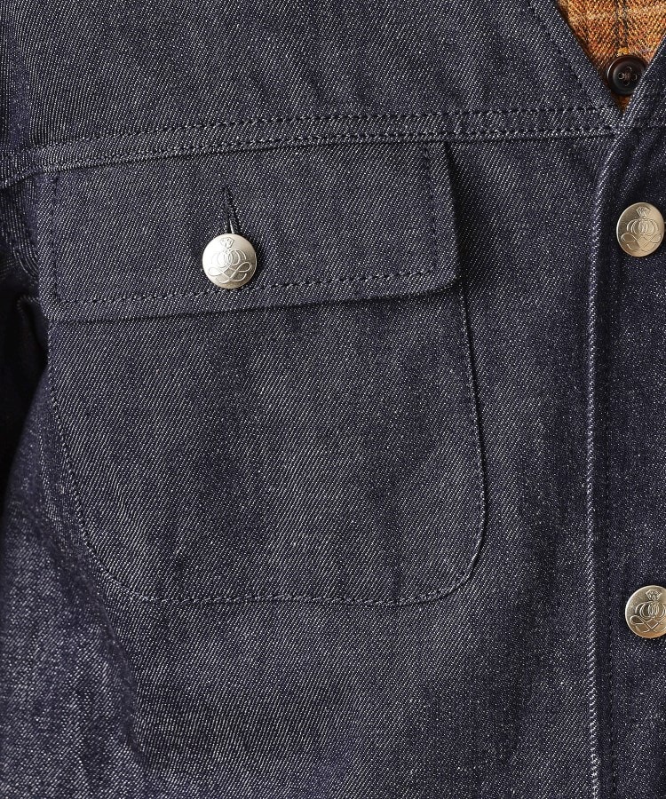 フォーティーカラッツアンドゴーニーゴ(40CARATS&525)の525DENIMノーカラー カバーオール12