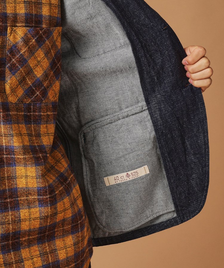フォーティーカラッツアンドゴーニーゴ(40CARATS&525)の525DENIMノーカラー カバーオール15