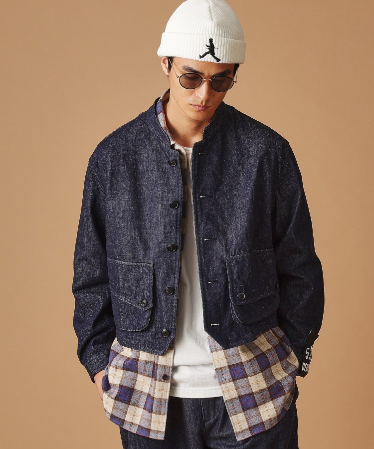 525DENIMショートカバーオール(ブルゾン/ジャンバー 525DENIMショートカバーオール(ブルゾン/ジャンバー