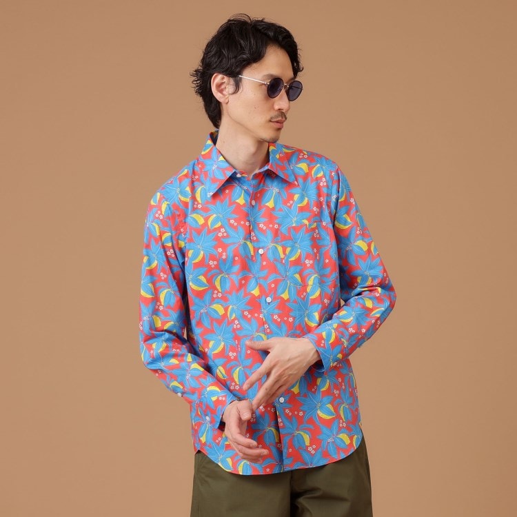 フォーティーカラッツアンドゴーニーゴ(40CARATS&525)のレモンプリントシャツ カジュアルシャツ