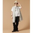 フォーティーカラッツアンドゴーニーゴ(40CARATS&525)の【Made in JAPAN】ノースリーブ ロングシャツ21