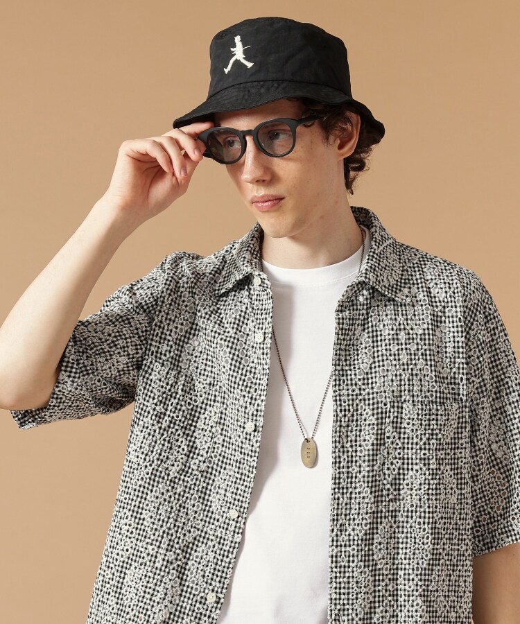 フォーティーカラッツアンドゴーニーゴ(40CARATS&525)の【Made in JAPAN】エンブロイダリーギンガム　半袖シャツ14