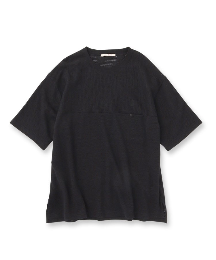フォーティーカラッツアンドゴーニーゴ(40CARATS&525)の【Made in JAPAN】コットンメッシュ オーバーサイズ Tシャツ1