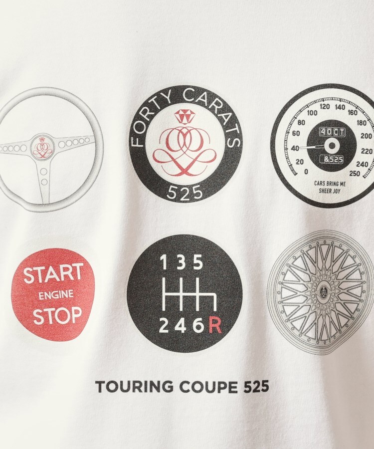 フォーティーカラッツアンドゴーニーゴ(40CARATS&525)の【Made in JAPAN】TOURING COUPE 525 Tシャツ20